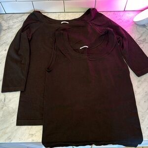 Wolford shirt and tank size M